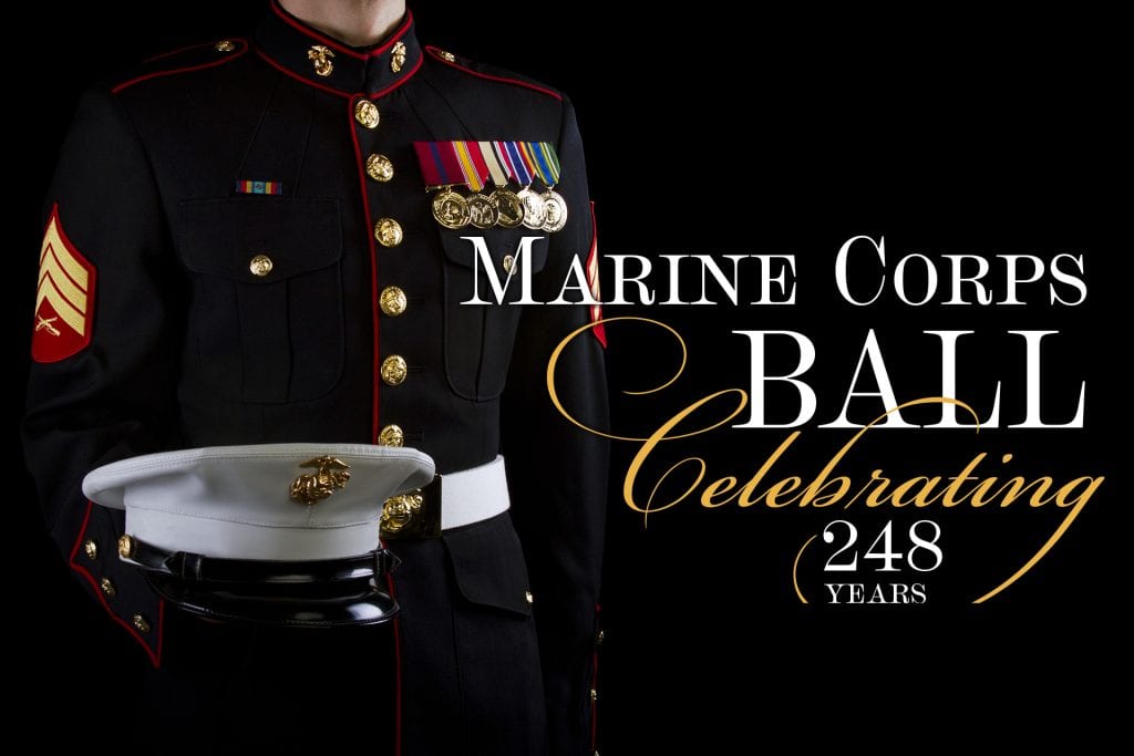 Marine Corps Ball Artwork 2023